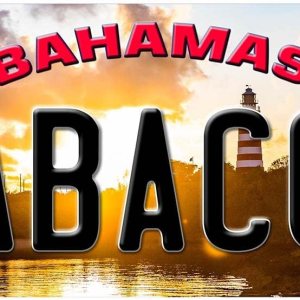 Abaco Bahamas TAG02 – Placa de matrícula para auto Abaco Bahamas TAG02 – Placa de matrícula para auto