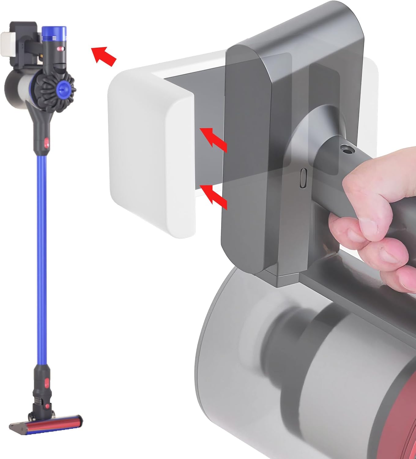 Soporte de pared para aspiradora Dyson V10, soporte de almacenamiento compatible con Dyson V10, soporte para aspiradora Dyson V10, organizador de