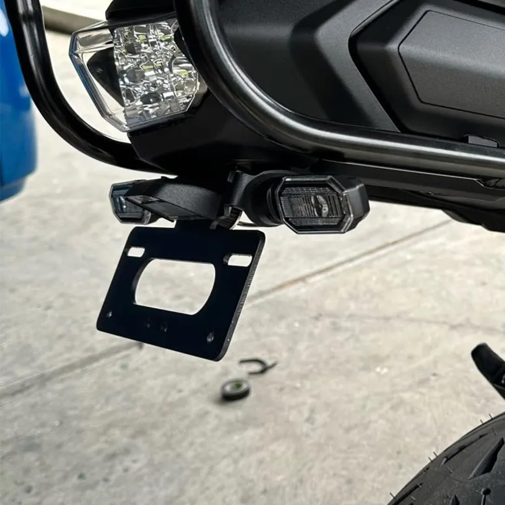 Xitomer Eliminador de guardabarros apto para GSX-S1000 GT 2022-2023, con luz LED, compatible con señal de giro OEMStock