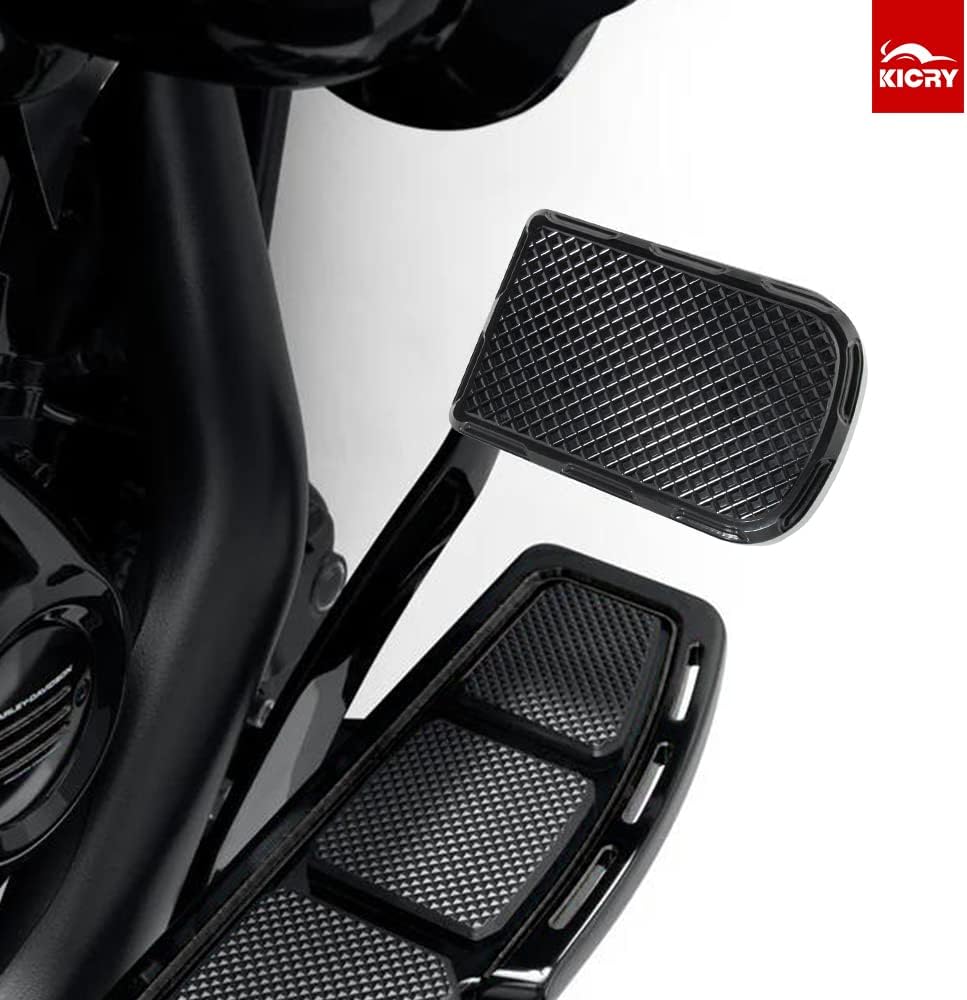 Funda para pastillas de pedal de freno compatible con Harley softail Heritage Springer Fit Fat Boy Deluxe FLSTN Road King FLHR Road Glide FLTR