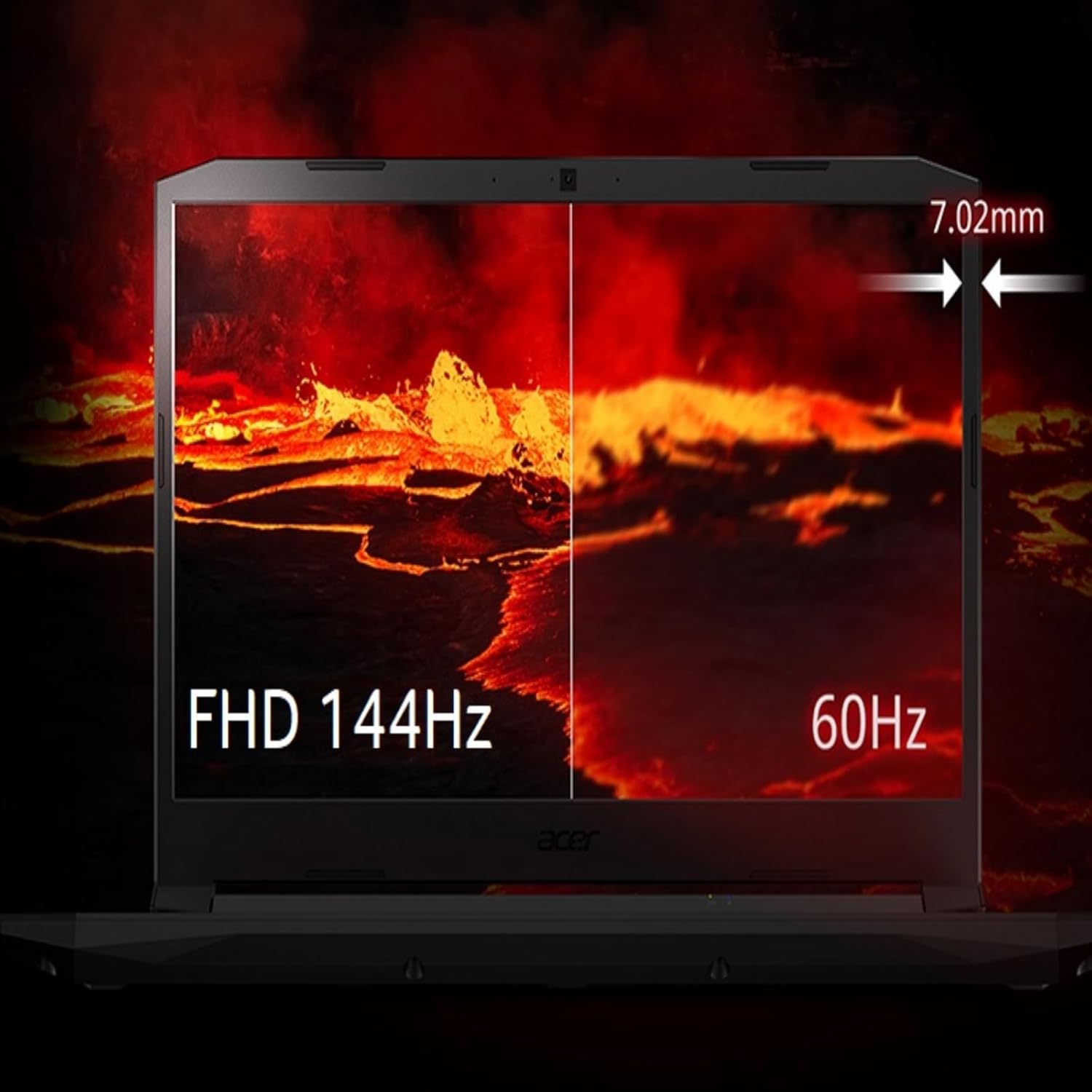 acer Nitro 5 AN517-42 Laptop para juegos  AMD Ryzen 7 6800H  GeForce RTX 3070  17.3 pulgadas FHD (1920 x 1080) Pantalla 169 144Hz  16GB DDR5 RAM