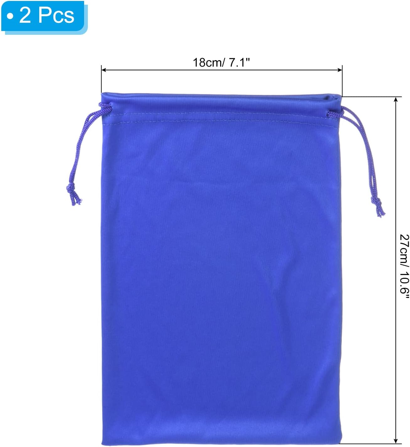 PATIKIL Bolsa de microfibra para gafas de esquí, funda de microfibra para gafas de nieve, funda de almacenamiento suave con cordón