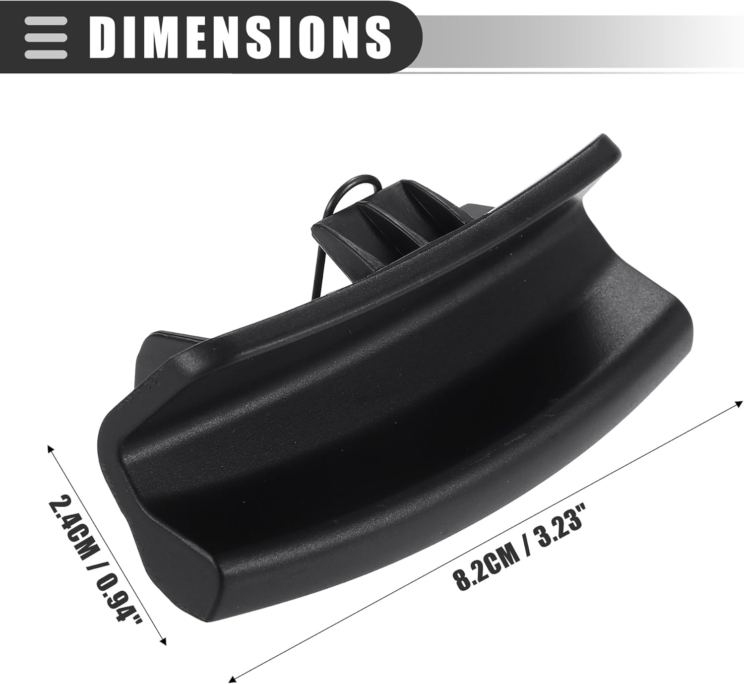 Motoforti Pestillo de consola central, para Ford Escape 2013-2016, para Ford C-Max 2013-2018, cerradura de consola central, pestillo de tapa del