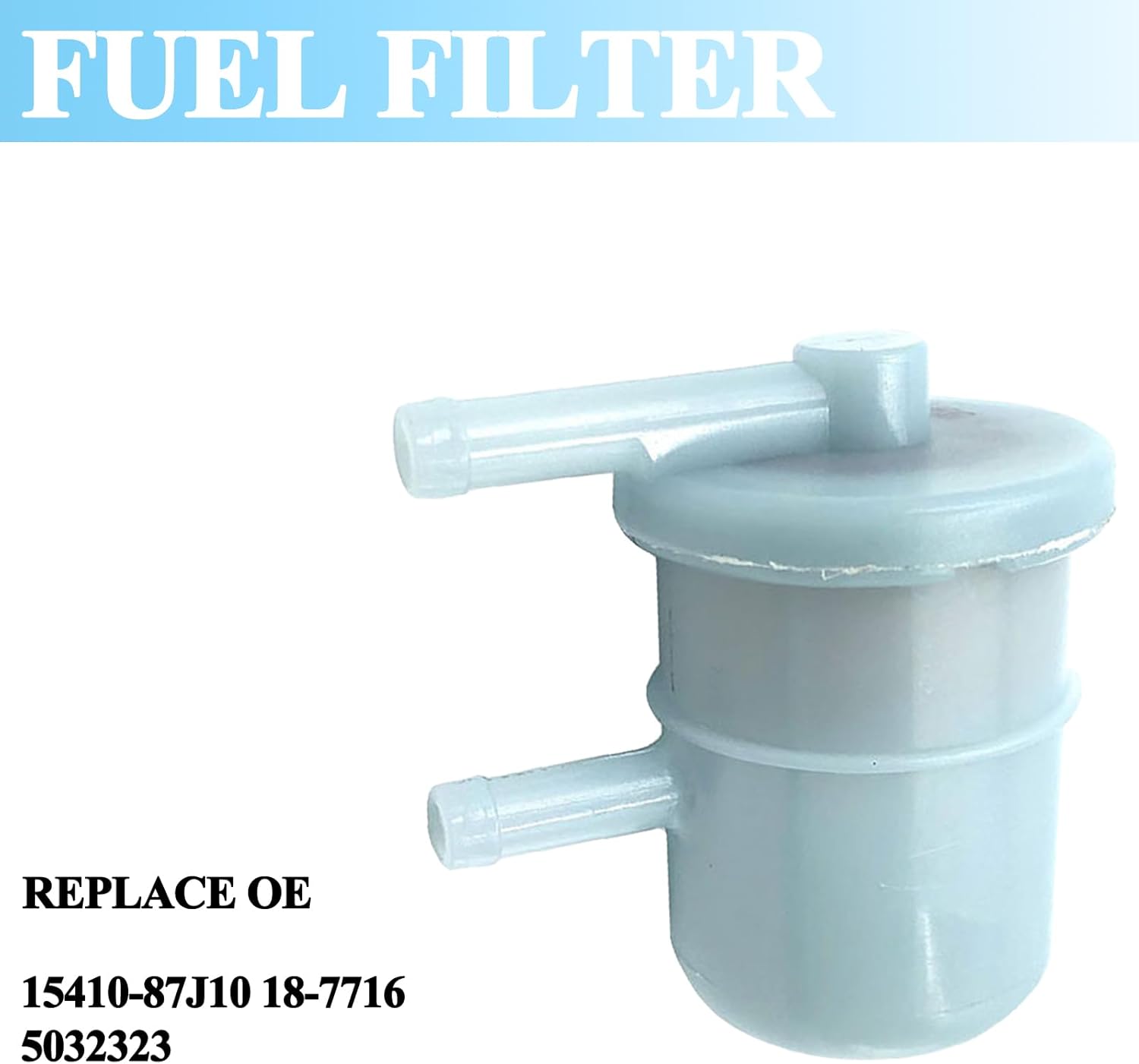Filtro de combustible compatible con 25 30 40 50 60 90 100 115 140 HP Suzuki fuera de borda Sierra reemplazar cuatro tiempos motor de motocicleta y