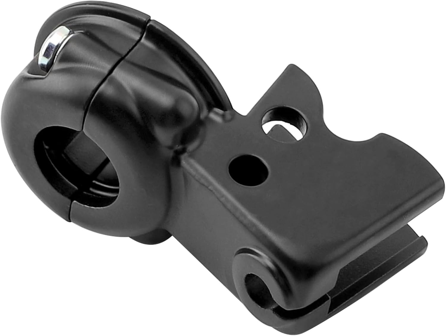 M MATI Palanca de embrague Perch Mount Soporte Negro para Harley Davidson Sportster 883 1200 Softail Dyna Electra Glide Road King Fat Boy Night