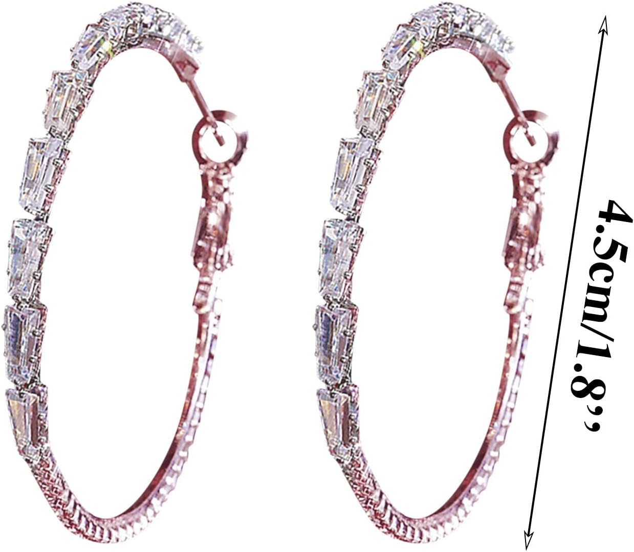 Pendientes grandes con diamantes de imitación circulares finos y colgantes dorados y plateados, elegantes aretes de diamantes de imitación para boda