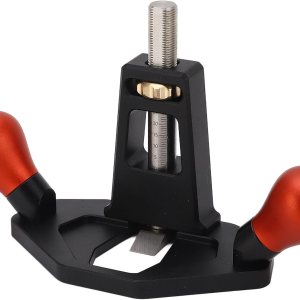 Plano del router de la carpintería que recorta la cepilladora de la mano con la cuchilla anódica del tratamiento de la oxidación Plano del router de la carpintería que recorta la cepilladora de la mano con la cuchilla anódica del tratamiento de la oxidación