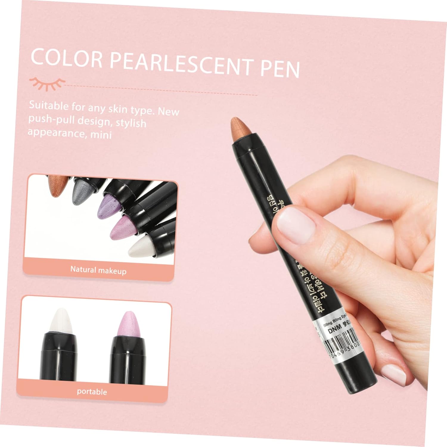 5 unids sombra de ojos nacarada lápiz crema traje flash sombra de ojos palos conjuntos brillo sombra de ojos palo colorido mujeres cosméticos pasta