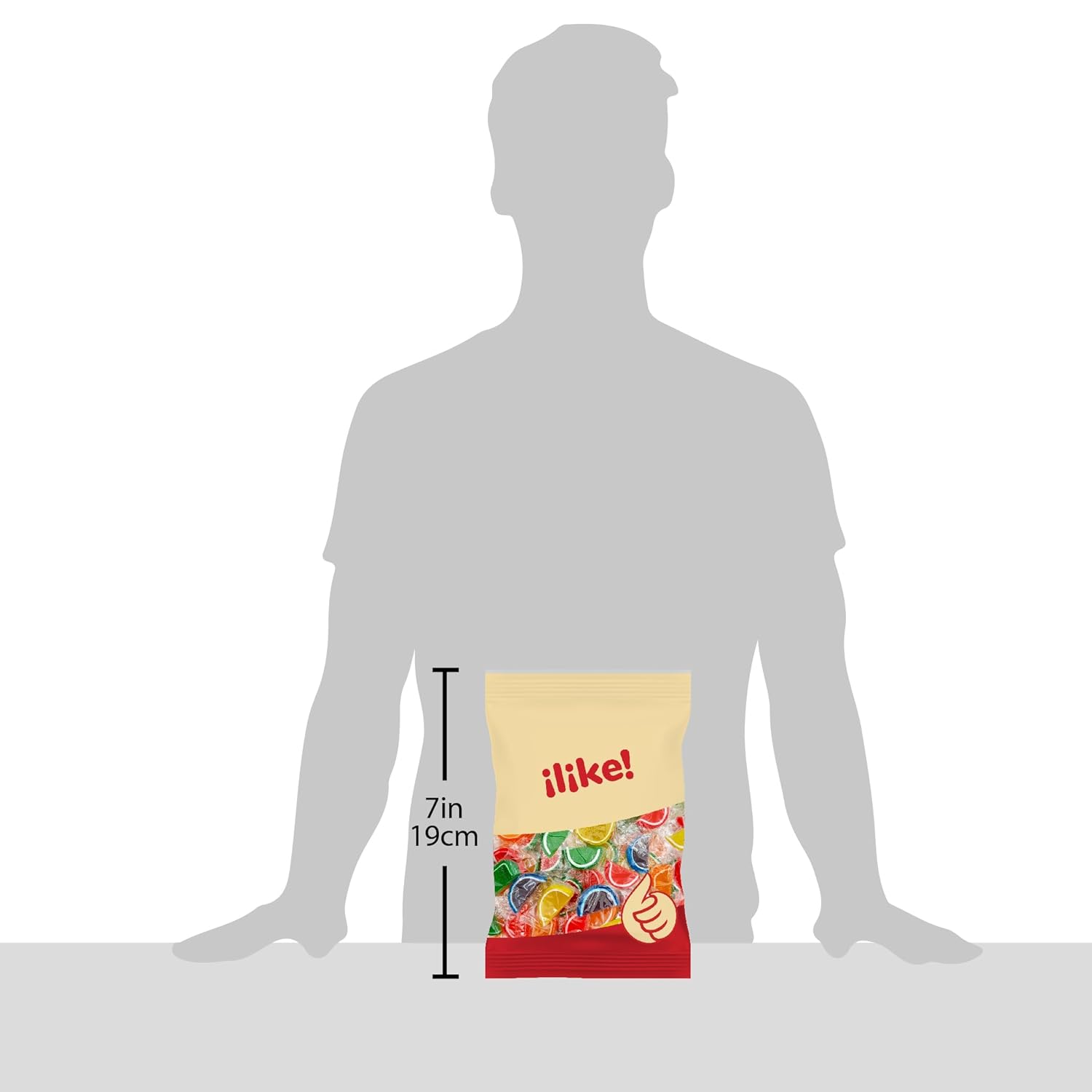 Surtido de caramelos de gelatina de frutas, dulces antiguos envueltos individualmente, paquete de 1.5 libras