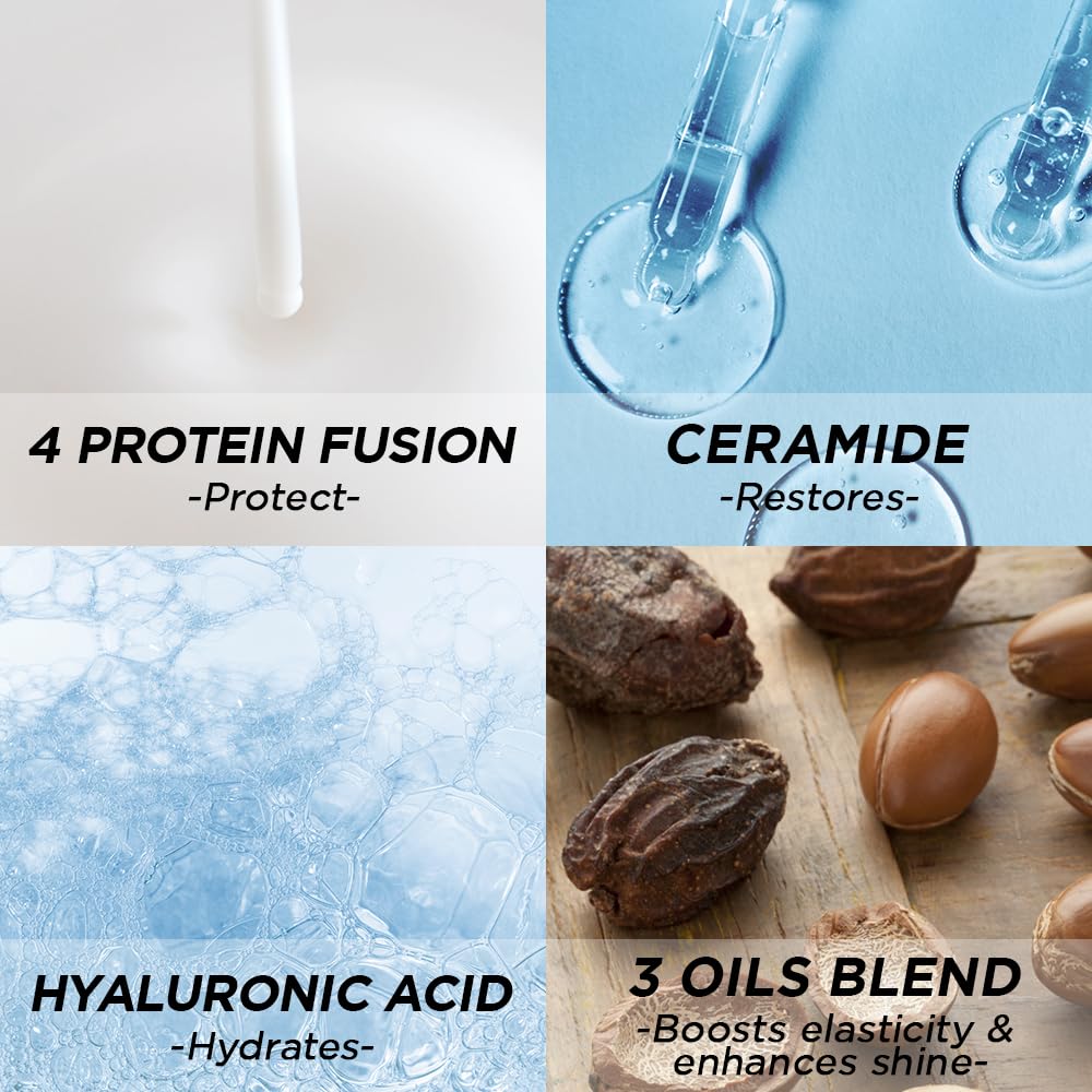 MILK ME SHAMPOO  Producto diario para el cuidado de las proteínas para el cabello reparador hidratante voluminizador para cabello seco dañado con