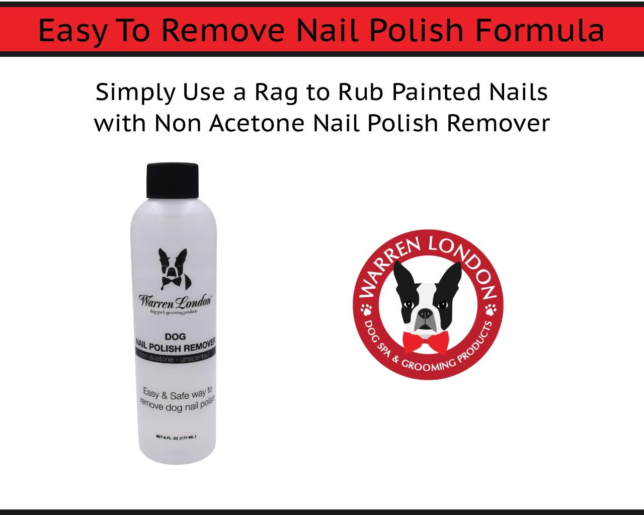 Warren London Pawdicure – Bolígrafos de esmalte de uñas para perro, fabricados en Estados Unidos, secado rápido, bajo olor, accesorios no tóxicos