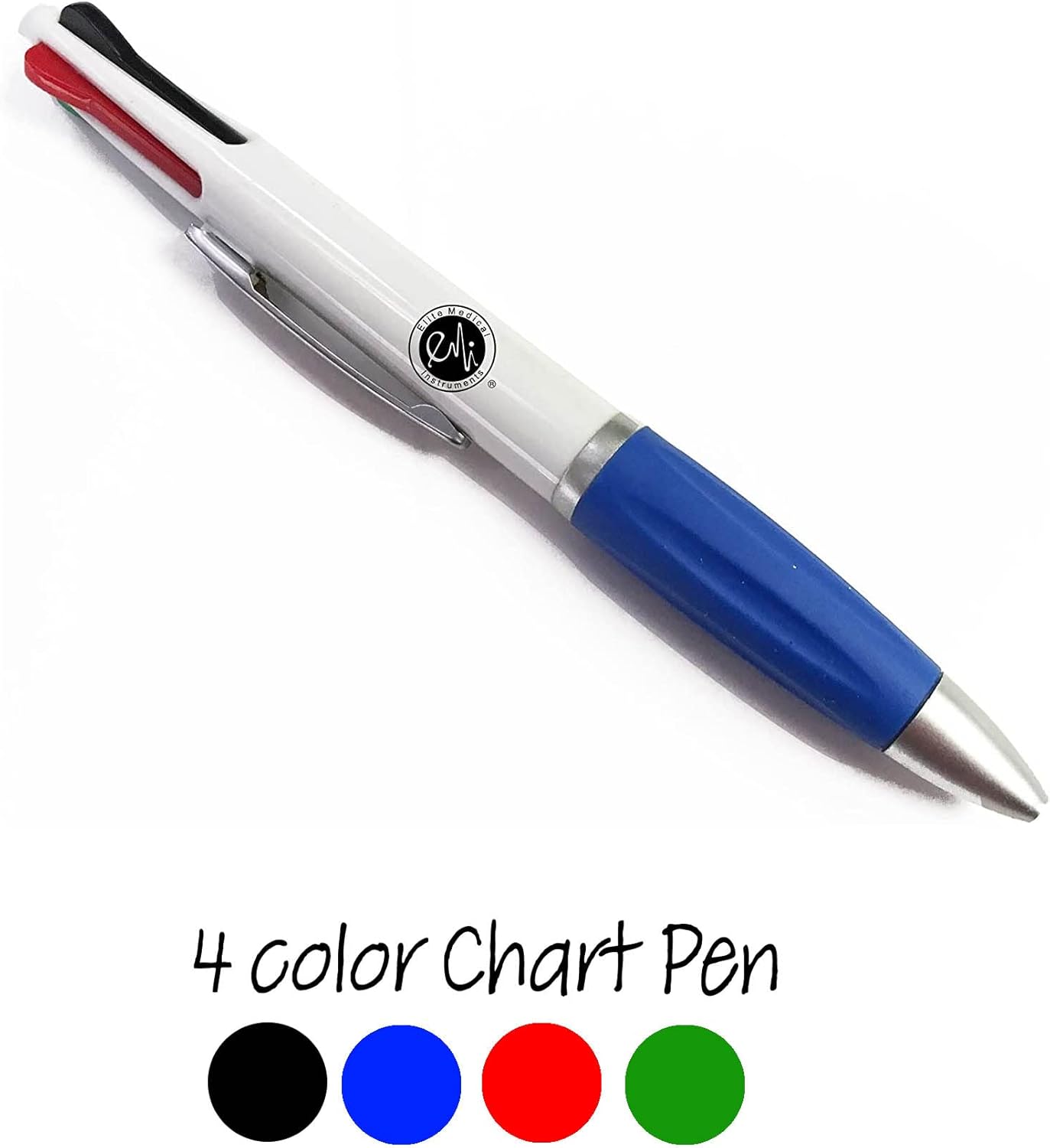 Juego de bolígrafos médicos de 4 colores, paquete de 5, ideal para enfermeras y profesionales médicos