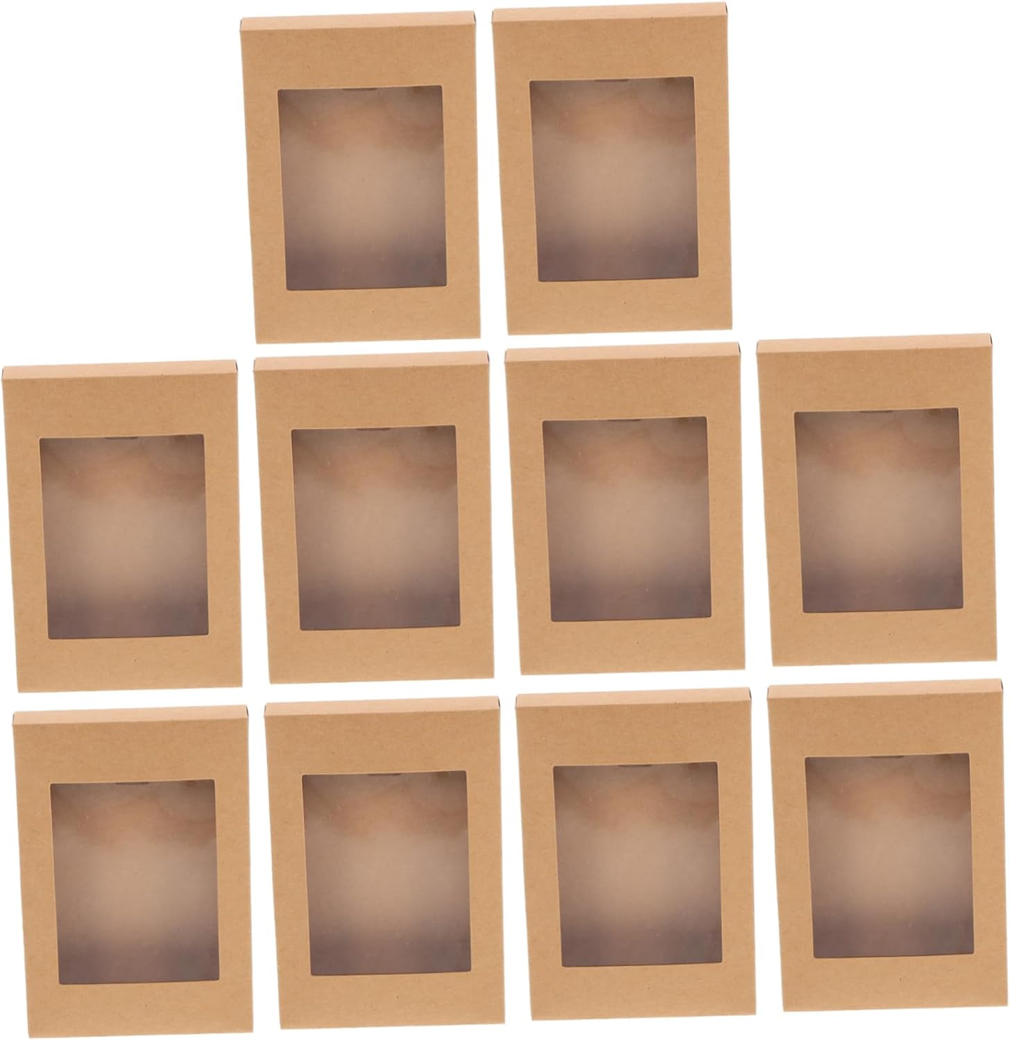 Mobestech Caja de regalo de papel Kraft Cajas de regalo Kraft Cajas de galletas Contenedor de comida para bebés Contenedores de comida de papel