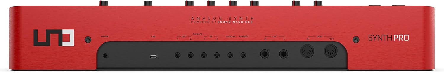 IK Multimedia UNO Synth Pro 3 oscilador sintetizador analógico monofónico Sintetizador de 37 teclas con teclado FATAR ponderado, filtro multimodo,