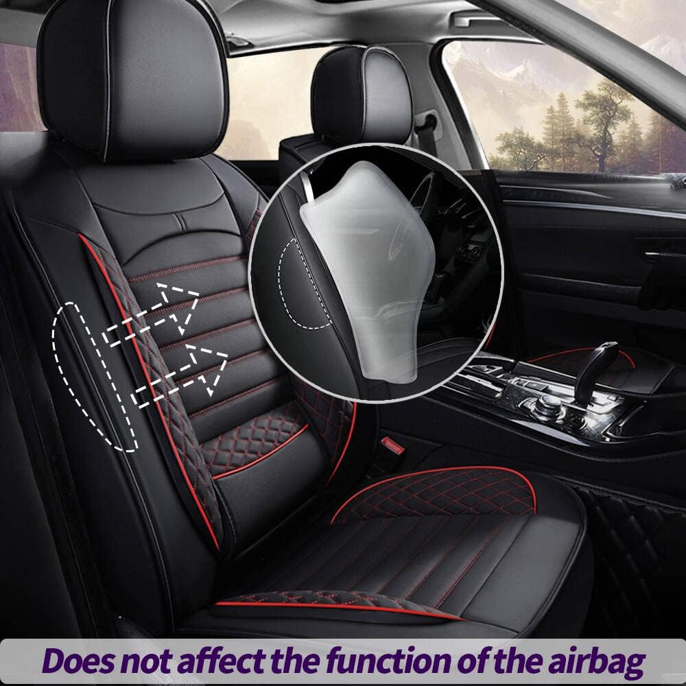 Fundas de asiento para Chevrolet Trailblazer 2021-2024, juego completo de 5 asientos, impermeables, de piel sintética, protector de cojín compatible