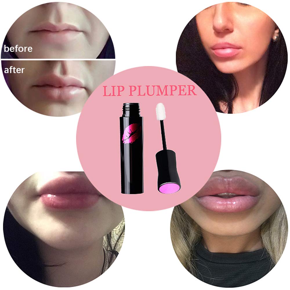 Dispositivo de relleno de labios+juego de brillo para labios, kit de herramientas de relleno de labios en forma de pez, potenciador de labios de