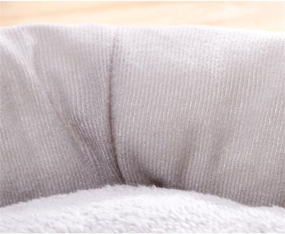 Cama acolchada redonda en forma de dona para gatos y perros, cama lavable para mascotas pequeñas con almohada, antiansiedad, cama redonda de felpa