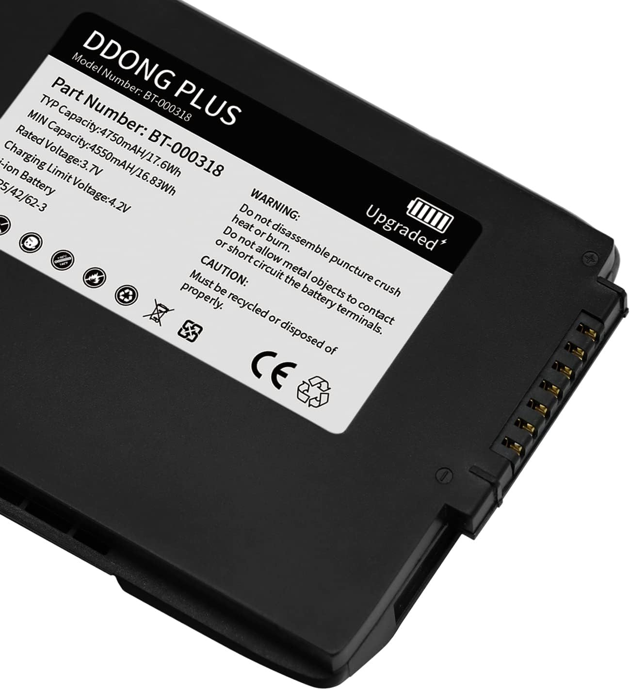 (20 piezas) BT-000318 Batería BT-000318-01 capacidad mejorada para Symbol Motorola Zebra TC77 Batería TC75 TC70 TC55 TC72 TC70x TC75x TC700H TC77HL