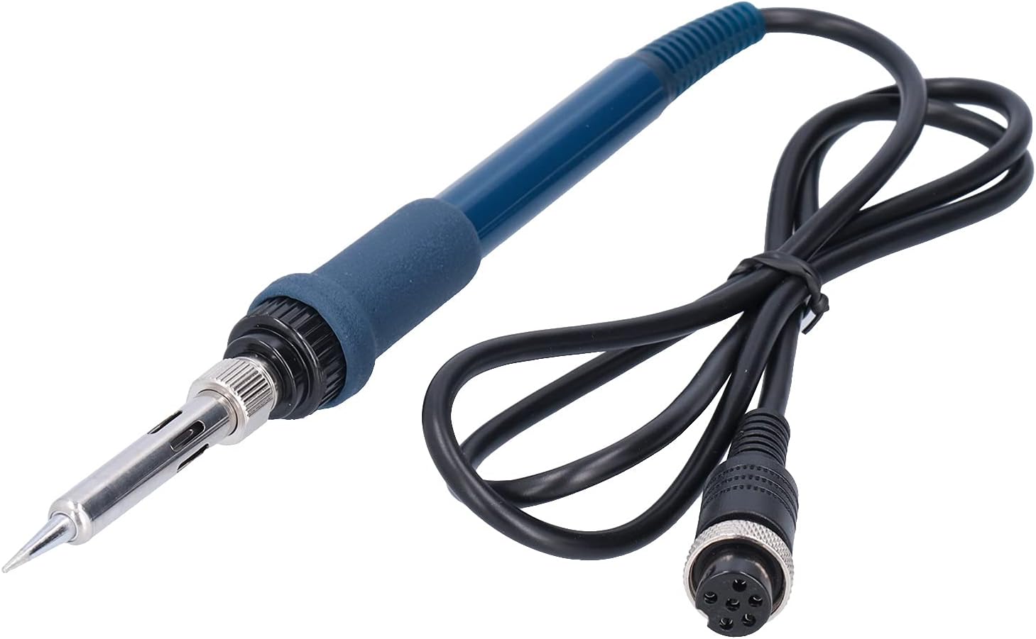Mango de soldadura de repuesto con enchufe de 6 pines, DC 26V 60W Estación de soldadura universal lápiz de hierro adecuado para 936B, 907B
