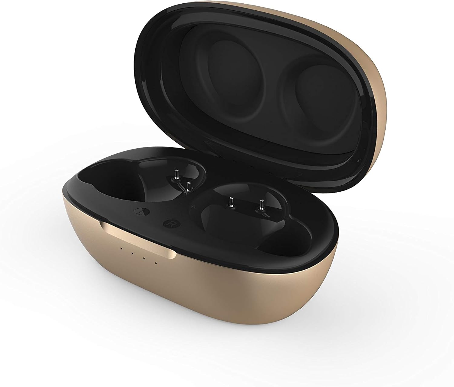 ausounds AU-Stream – Auriculares híbridos Bluetooth con cancelación activa de ruido híbridos con controles táctiles, funda de carga inalámbrica y
