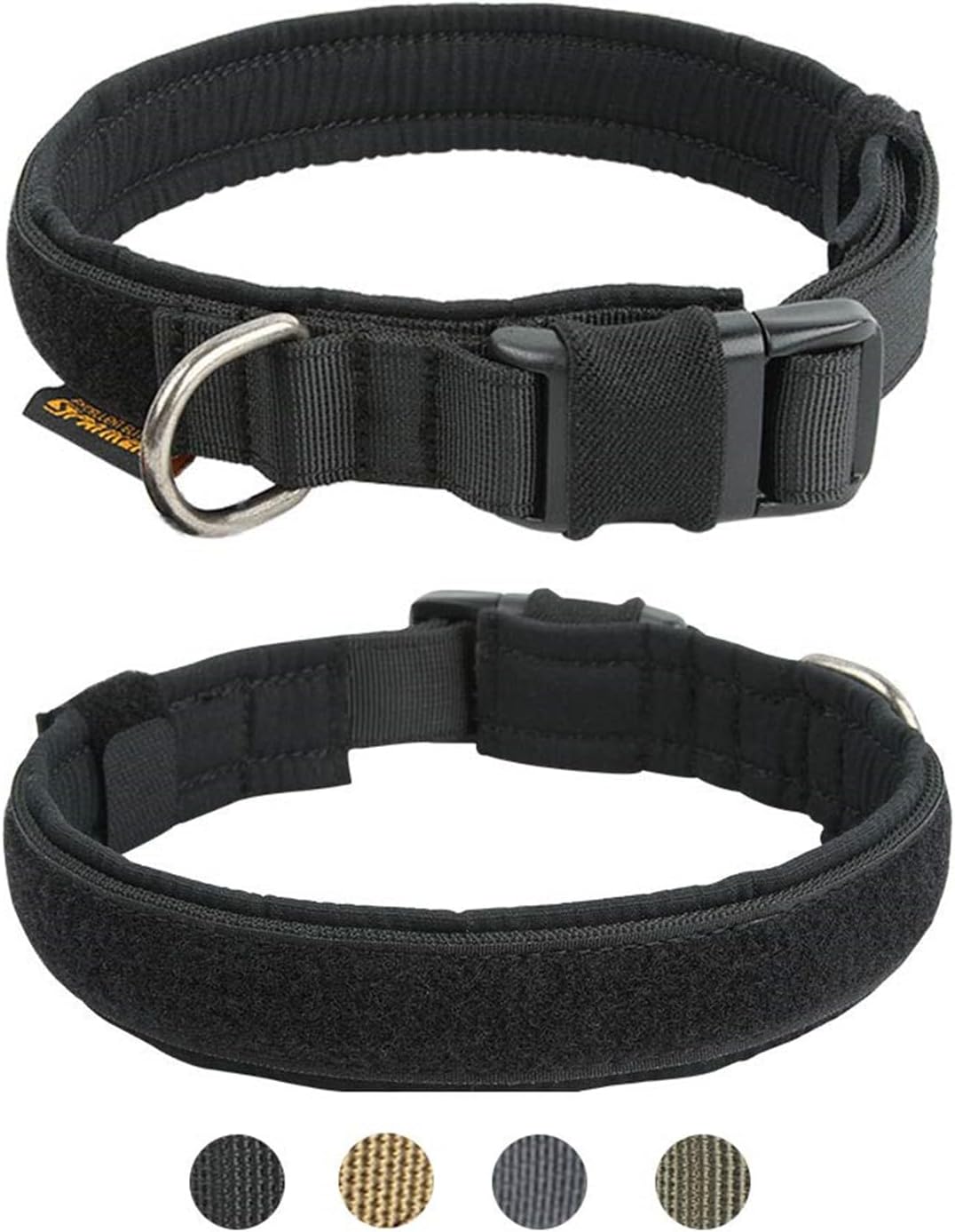 EXCELLENT ELITE SPANKER Collar de perro de nailon ajustable para perros pequeños, collar acolchado suave para perros pequeños