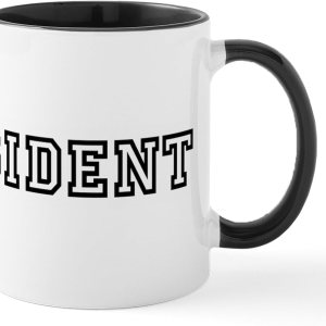 CafePress MR. PRESIDENT – Taza de café de cerámica, taza de té, 11 onzas CafePress MR. PRESIDENT – Taza de café de cerámica, taza de té, 11 onzas