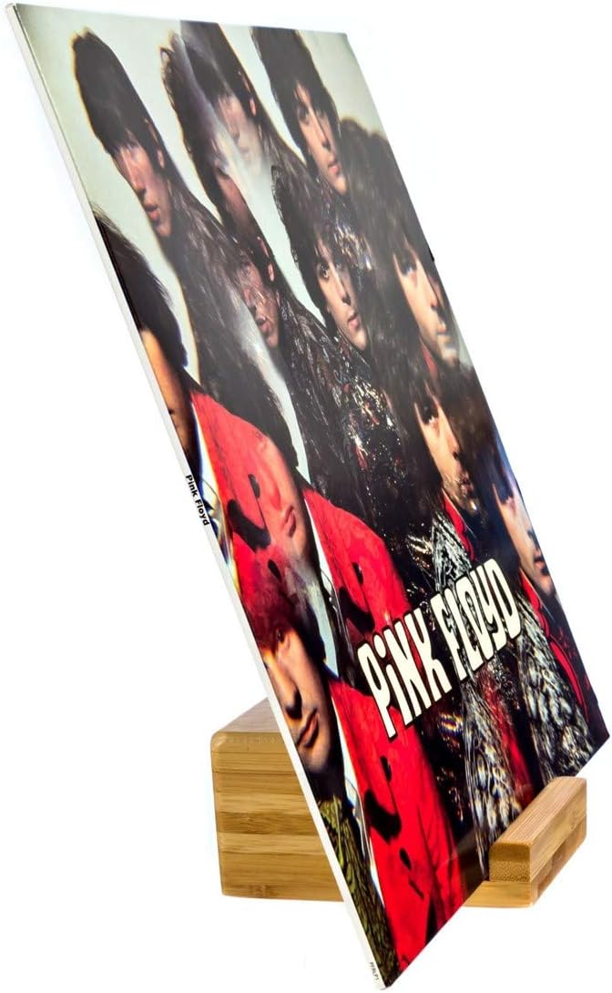 Record-Happy Soporte para discos de vinilo pantalla LP de un solo álbum perfecto para mostrar tus discos de 12 pulgadas, 7 pulgadas o bambú