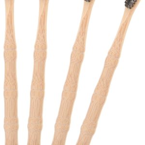 Lurrose 4pcs Toothbrush Bamboo Tooth Brush Household Teeth Brush Soft bristles Tooth Brush Convenient Tooth Brush Teeth Travel aldult Yangzhou Lurrose 4pcs Toothbrush Bamboo Tooth Brush Household Teeth Brush Soft bristles Tooth Brush Convenient Tooth Brush Teeth Travel aldult Yangzhou