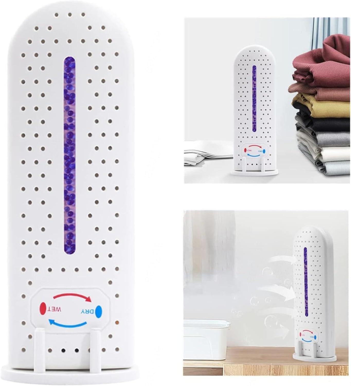 Efficient Dehumidifiers For Home, Closet Moisture Absorbers Cordless Rechargeable Deshumidificador, Small Apartment Essentials,1PCS