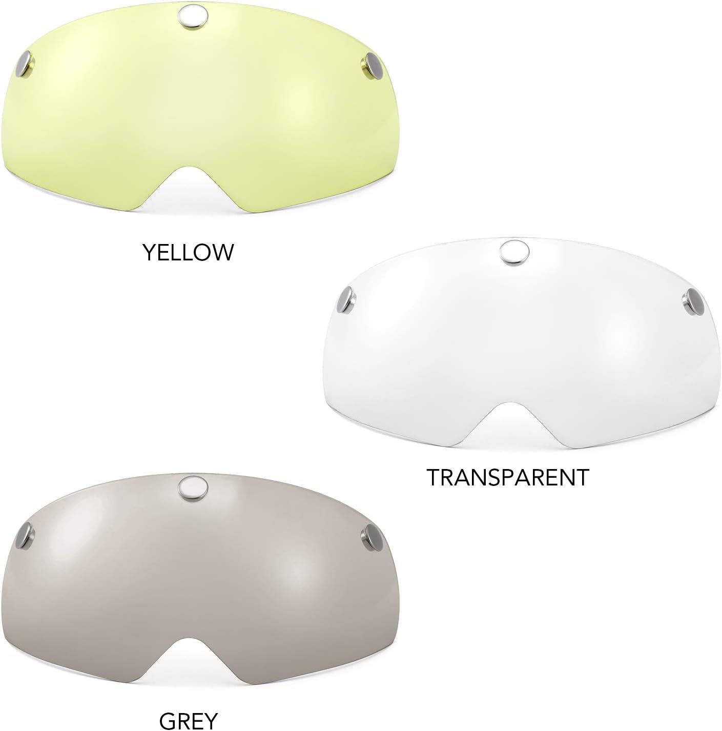 LIXADA Detachable Magnetic Bike Helmet Goggles Visor Removable Sun Visor Shield Cycling Bicycle Helmet