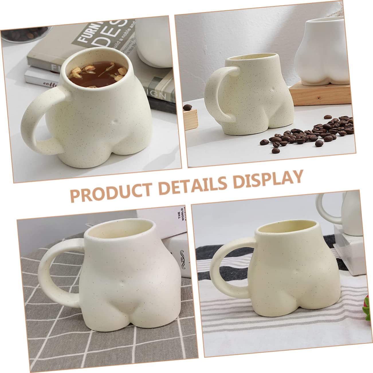 Housoutil Taza de viaje de café Expresso Taza de café Taza de capuchino Taza de leche de porcelana Taza de té de cerámica Taza de agua de cerámica