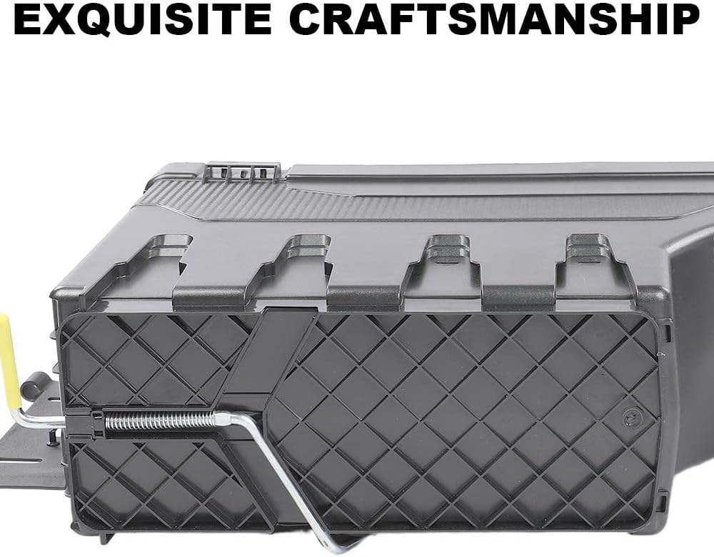 PIT66 Caja de herramientas de almacenamiento con cerradura compatible con Dodge Ram 1500 2500 3500 2002-2018 cajón izquierdo del lado del conductor