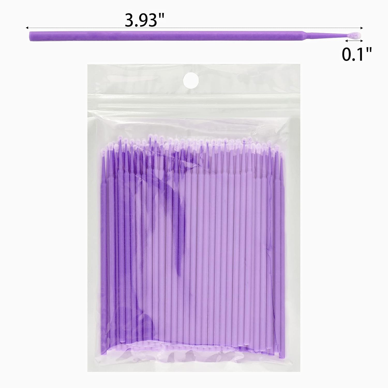 1000 microaplicadores desechables para extensiones de pestañas, aplicadores dentales, aplicadores de micro hisopos, aplicadores de micro pestañas,