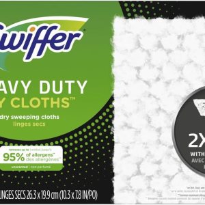 Swiffer Sweeper – Recambios de tela seca resistente para barrido y limpieza de pisos, sin perfume, 32 unidades Swiffer Sweeper – Recambios de tela seca resistente para barrido y limpieza de pisos, sin perfume, 32 unidades
