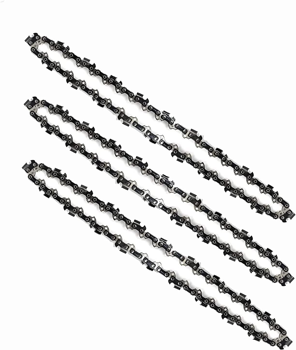 Cadena de motosierra R40 de 10 pulgadas, 38 pulgadas, paso LP de .043 pulgadas, calibre 40 eslabones de transmisión, paquete de 3 unidades para
