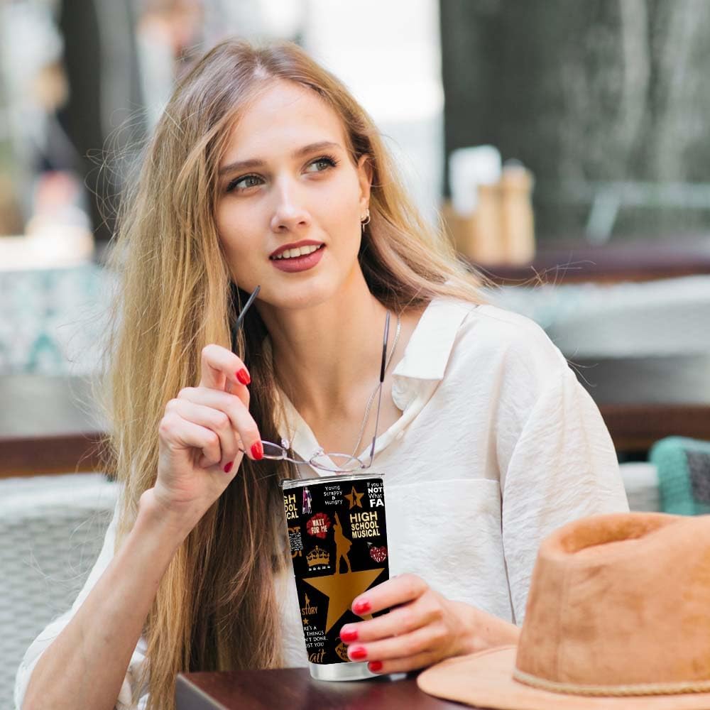 Alexander – Vaso vintage de acero inoxidable de 20 onzas, regalos de cumpleaños y Navidad para mujeres, hombres, amigos y compañeros de trabajo