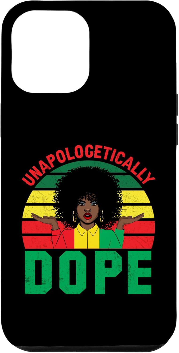 iPhone 13 Pro Max Unapologetically Dope African Pride Afro Black History Month Case