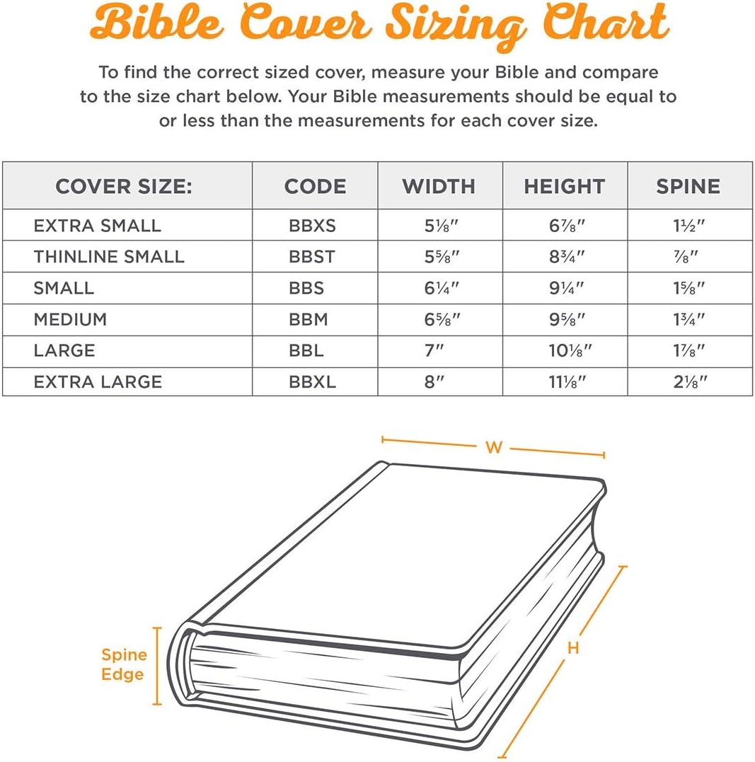 Funda de lona para hombres y mujeres con cremallera para Biblia o libro con asa.