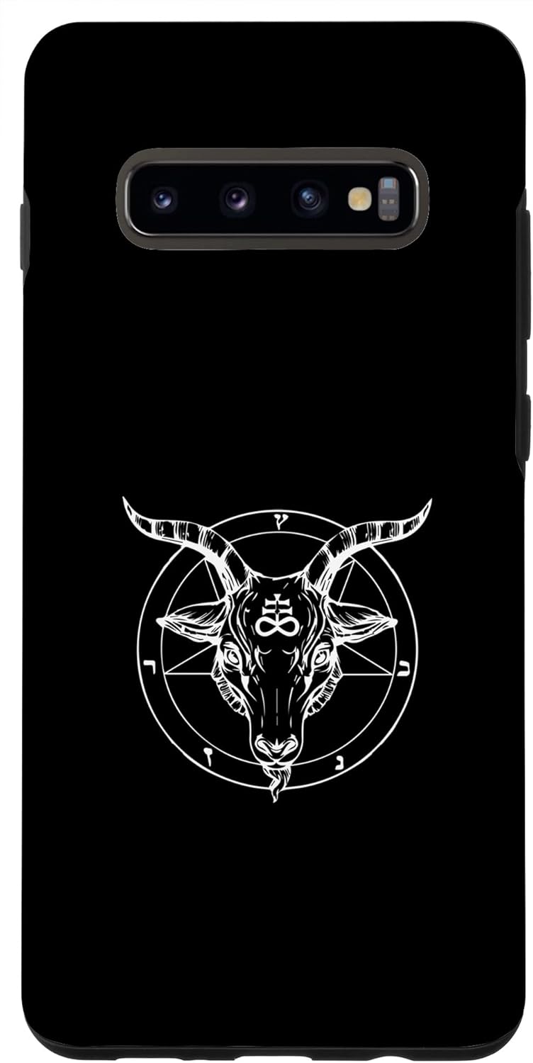 Galaxy S10+ Satanic Spirit Unleashed Alternative Occult Baphomet Case