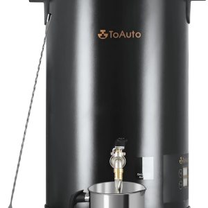 TOAUTO 10 cuartos de galón de cera digital para hacer velas, olla de fusión de cera eléctrica comercial con panel de control de temperatura preciso, TOAUTO 10 cuartos de galón de cera digital para hacer velas, olla de fusión de cera eléctrica comercial con panel de control de temperatura preciso,