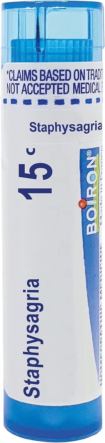 Boiron Staphysagria 15C Md 80 Pellets para picazón de heridas quirúrgicas