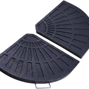 Yescom YES0364 – Soporte de base de resina en forma de abanico de 54 libras, 19 pulgadas, color negro para sombrilla de patio al aire libre (paquete Yescom YES0364 – Soporte de base de resina en forma de abanico de 54 libras, 19 pulgadas, color negro para sombrilla de patio al aire libre (paquete