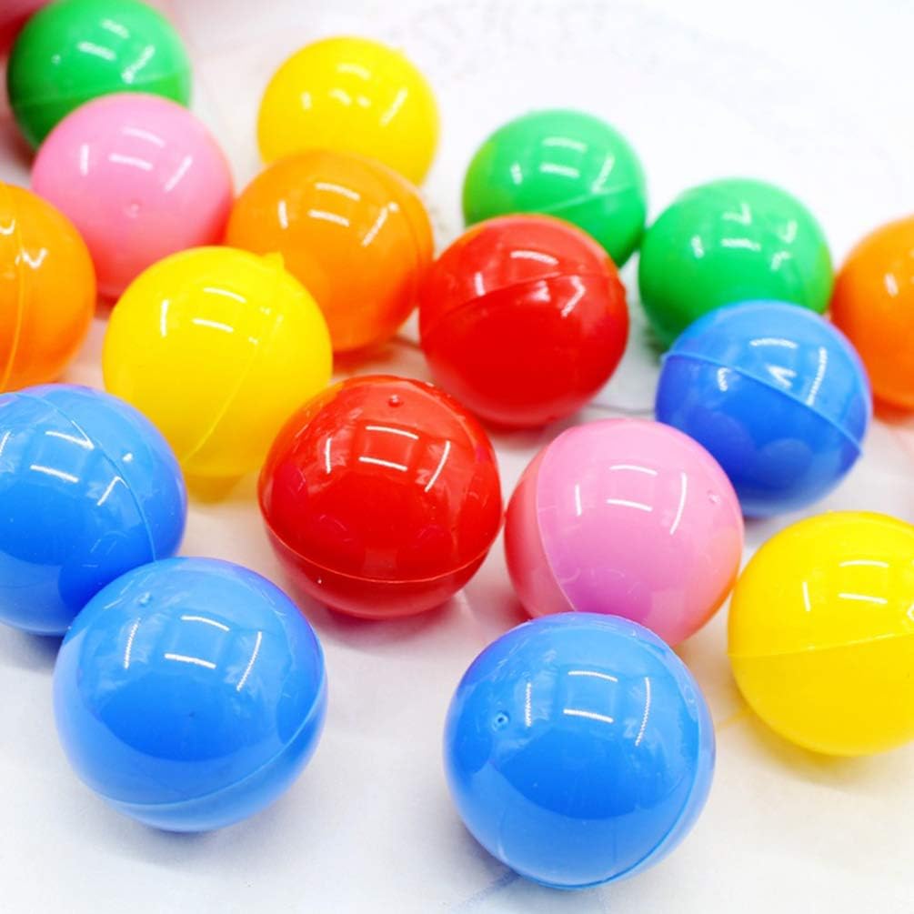 ERINGOGO Juego de bingo, 25 bolas de lotería, bolas huecas para rifas, bolas de bingo de plástico de repuesto de tamaño Pong, para bolas de dibujo