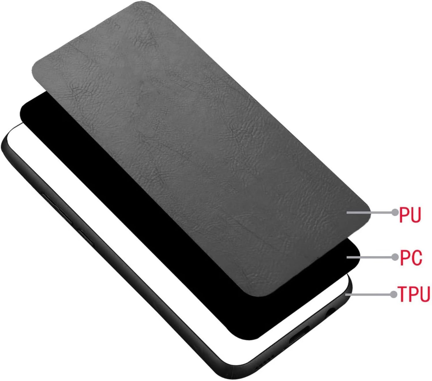 Funda de teléfono para Infinix Note 11 Pro11s, funda para Infinix Note 11 Pro11s Funda protectora de piel sintética tipo vaca, antideslizante, a