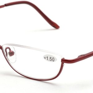 T0340 – Gafas de lectura de aleación vintage sin montura para hombres y mujeres, con elegante estuche T0340 – Gafas de lectura de aleación vintage sin montura para hombres y mujeres, con elegante estuche