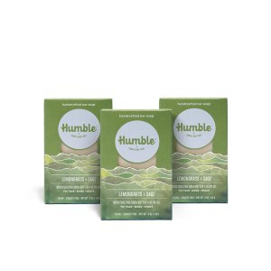 HUMBLE BRANDS – Jabón en barra hecho a mano, barras de jabón orgánico procesado en frío, limpiador hidratante facial y corporal, hierba de limón y HUMBLE BRANDS – Jabón en barra hecho a mano, barras de jabón orgánico procesado en frío, limpiador hidratante facial y corporal, hierba de limón y