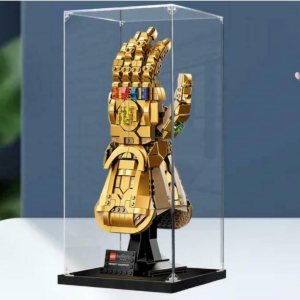 Caja de acrílico de 0.118 in compatible con Lego 7619176223 InfinityNano Gauntlet a prueba de polvo (no incluye el modelo) (7619176223 InfinityNano Caja de acrílico de 0.118 in compatible con Lego 7619176223 InfinityNano Gauntlet a prueba de polvo (no incluye el modelo) (7619176223 InfinityNano