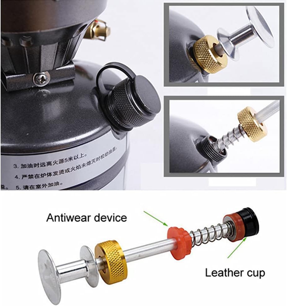 Mini estufa de gasolina portátil ligera para acampar de combustible líquido de una sola pieza al aire libre