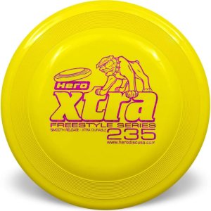 Hero Disc USA Xtra 235 Freestyle – Frisbee para perro, juguete para perros al aire libre y frisbee para mascotas, disco volador para perros de Hero Disc USA Xtra 235 Freestyle – Frisbee para perro, juguete para perros al aire libre y frisbee para mascotas, disco volador para perros de