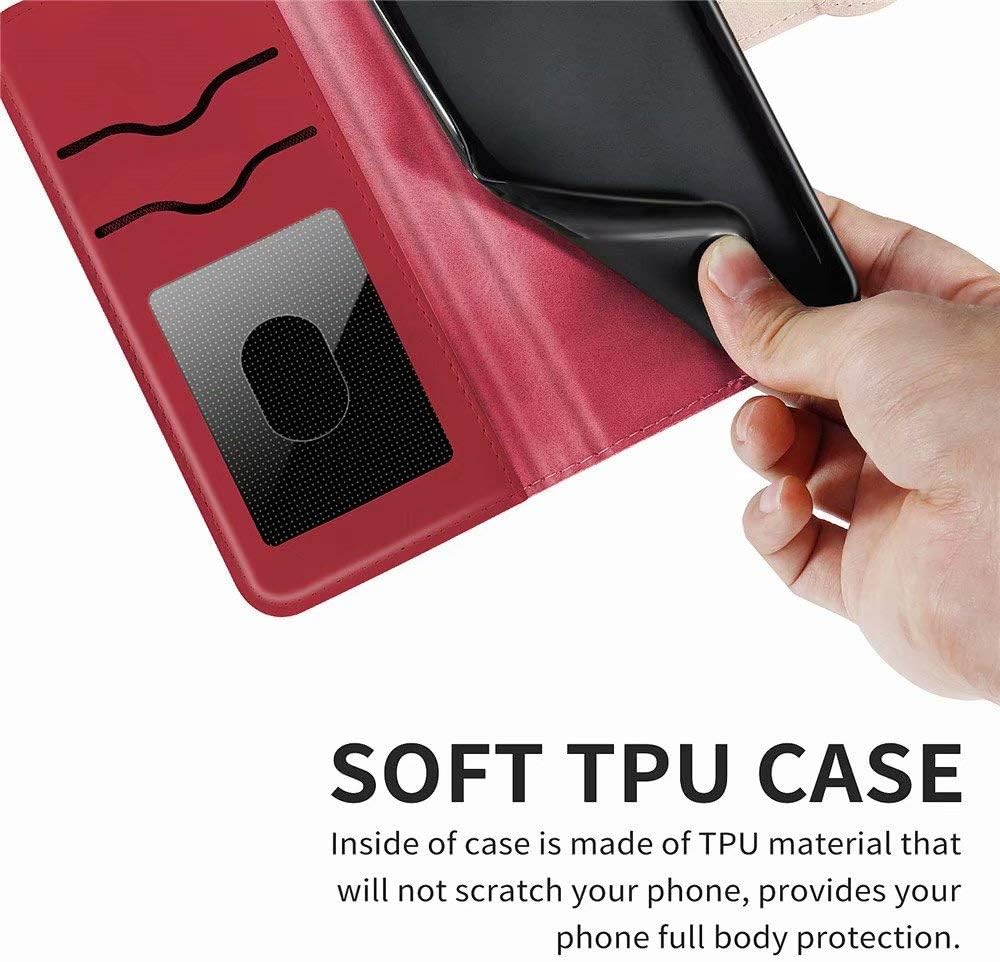 MEUPZZK Funda tipo cartera para Samsung Galaxy Note 9, piel sintética de alta calidad con diseño de árbol en relieve, función atril, ranuras para